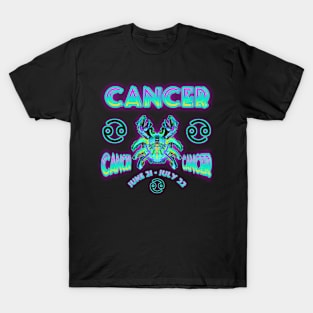 Cancer 9a Black T-Shirt